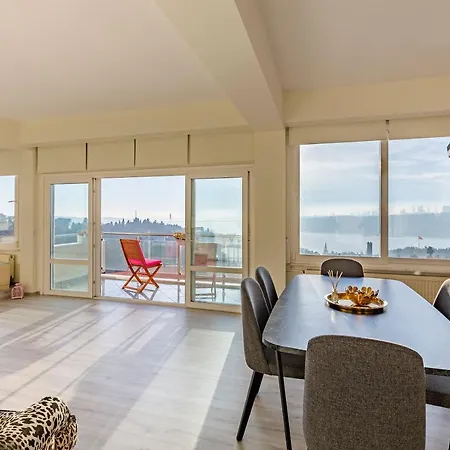 Apartment Cozy With Fascinating Bosphorus View In Uskudar